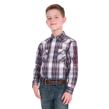 Load image into Gallery viewer, Wrangler Boys Shaun Logo Long Sleeve Shirt
