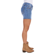 Load image into Gallery viewer, Wrangler Womens Gigi Mid Rise Denim Shorts

