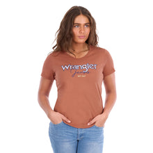 Load image into Gallery viewer, Wrangler Womens Maya V-Neck Short Sleeve Tee
