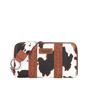 Wrangler Cow Print Large Wallet