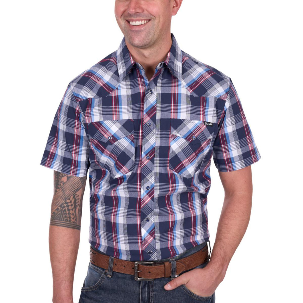 Wrangler Mens Phillip Short Sleeve Shirt