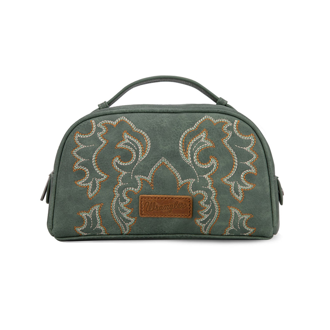 Wrangler Embroidered Cosmetic Bag