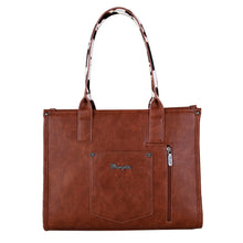 Load image into Gallery viewer, Wrangler Cow Print Tote Bag
