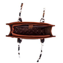 Load image into Gallery viewer, Wrangler Cow Print Tote Bag
