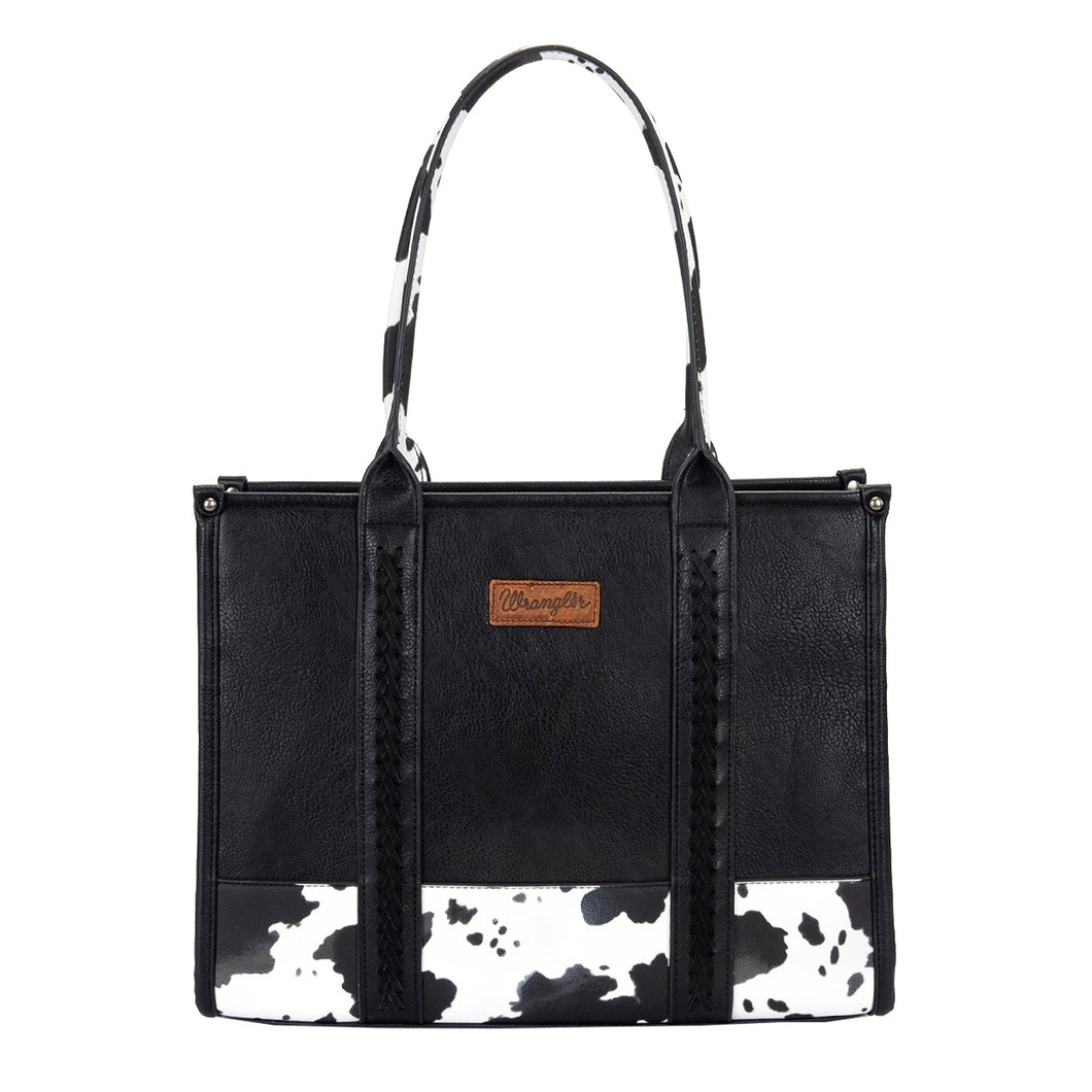 Wrangler Cow Print Tote Bag