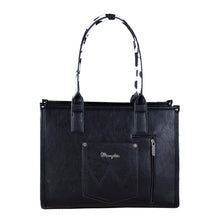 Load image into Gallery viewer, Wrangler Cow Print Tote Bag
