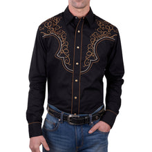 Load image into Gallery viewer, Wrangler Mens Rhys Embroidered Long Sleeve Shirt
