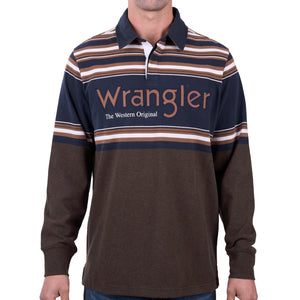 WRANGLER MENS NICO RUGBY SHIRT
