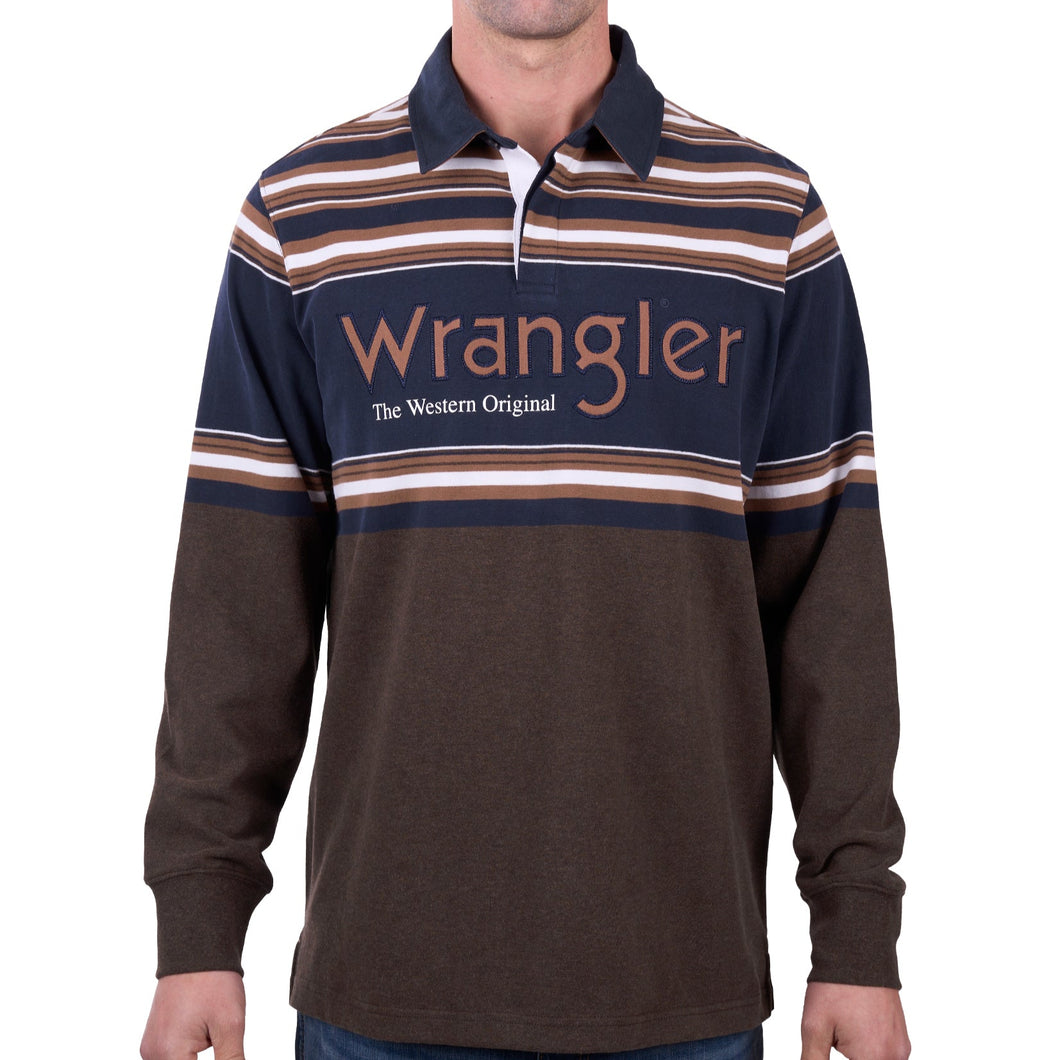 WRANGLER MENS NICO RUGBY SHIRT
