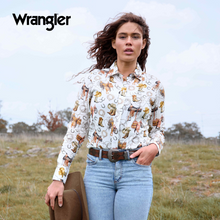 Load image into Gallery viewer, Wrangler Womens Marilyn Long Sleeve Shirt
