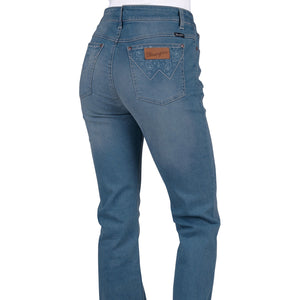 WRANGLER WOMENS PAIGE HI RISE JEANS 34 LEG