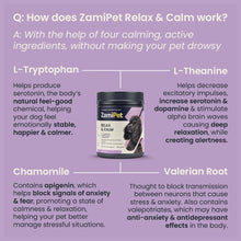 Load image into Gallery viewer, Zamipet Relax &amp; Calm Supplement For Dogs
