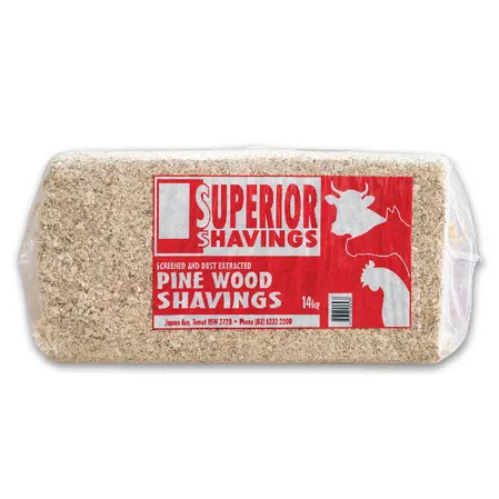 WOOD SHAVINGS SUPERIOR 13-14KG APPROX