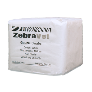 GAUZE SWABS - 100 PACK