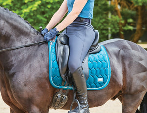 WEATHERBEETA ROYAL VELVETEEN DRESSAGE SADDLE PAD