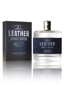 Tru Western Mens Leather No.3 Small Batch Indigo Blend Eau De Cologne