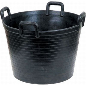 RECYCLED RUBBER FEED TUB (4 HANDLES)