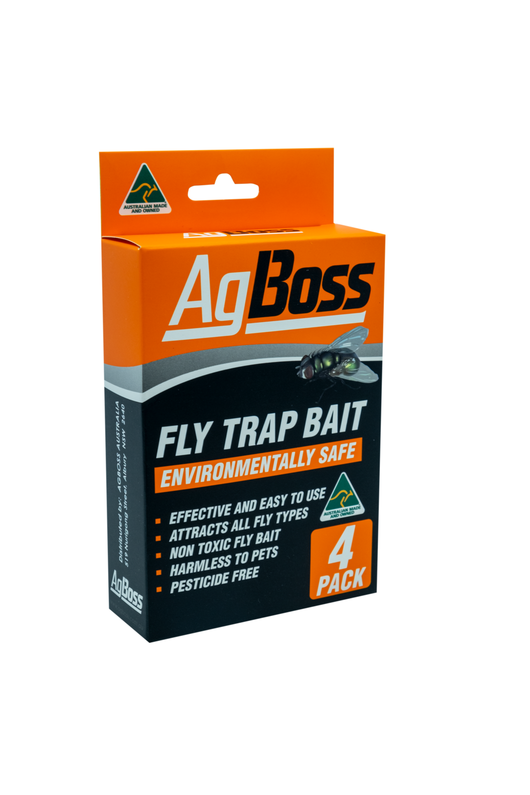 AGBOSS FLY TRAP BAIT - 4PK