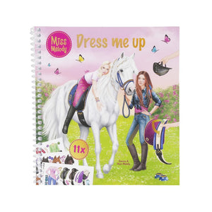 MISS MELODY DRESS ME UP STICKER BOOK