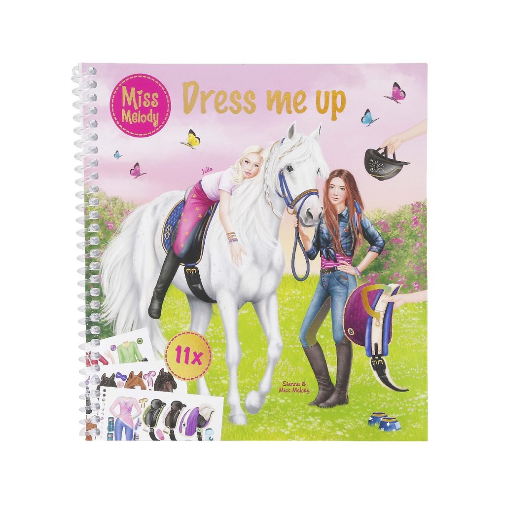 MISS MELODY DRESS ME UP STICKER BOOK