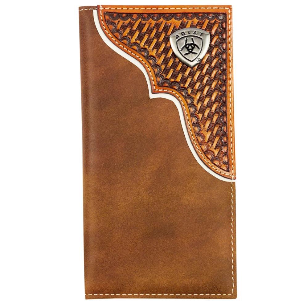 Ariat Basket Weave Rodeo Wallet - Saddleworld NT