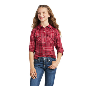 ARIAT GIRLS R.E.A.L ADOBE LONG SLEEVE SHIRT