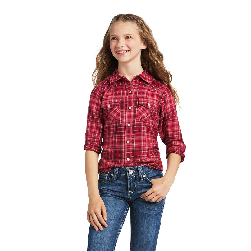Ariat Girls R.E.A.L Adobe Long Sleeve Shirt