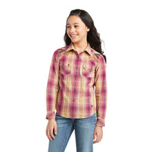Load image into Gallery viewer, Ariat Girls R.E.A.L Enchanting Snap Long Sleeve Shirt
