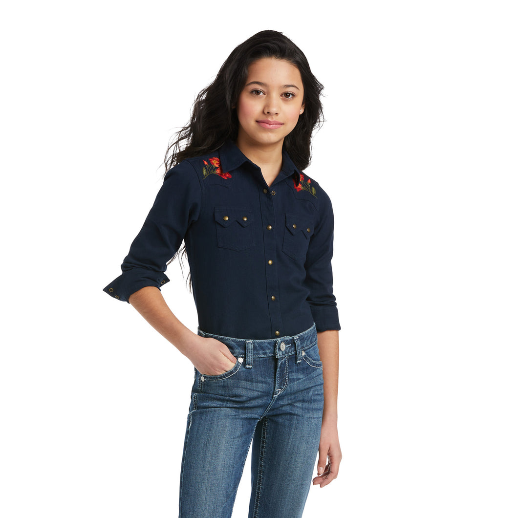 Ariat Girls R.E.A.L California Long Sleeve Shirt