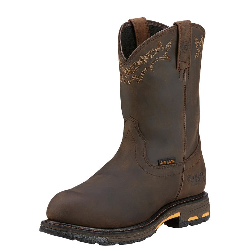 ARIAT MENS WORKHOG PULL ON CT BOOTS