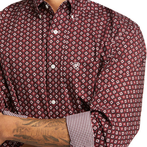 Ariat Mens Wrinkle Free Oswin Classic Long Sleeve Shirt