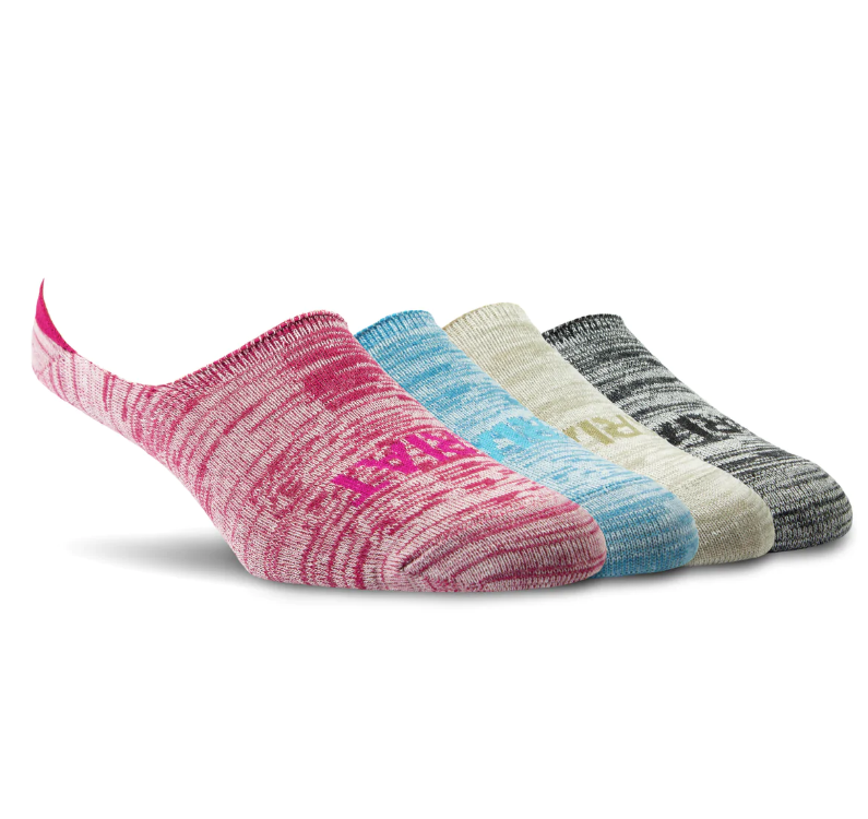 Ariat No-Slip No-Show Socks - 4 Pack