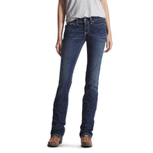 Load image into Gallery viewer, ARIAT WOMENS R.E.A.L. ICON OCEAN STRAIGHT LEG JEANS
