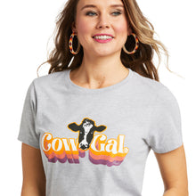 Load image into Gallery viewer, ARIAT WOMENS RETRO COW GAL SHORT SLEEVE TEE

