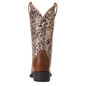 ARIAT WOMENS ROUND UP WIDE SQUARE TOE