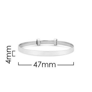 S & S 925 SS BABY BANGLE 47MM