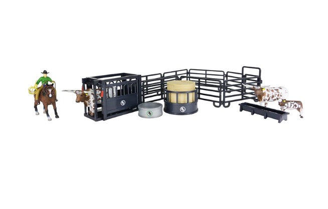 BIG COUNTRY TOYS - LARGE RANCH SET - 16P