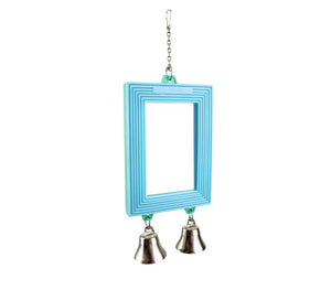 Avian Care Bird Rectangle Mirror With Bell