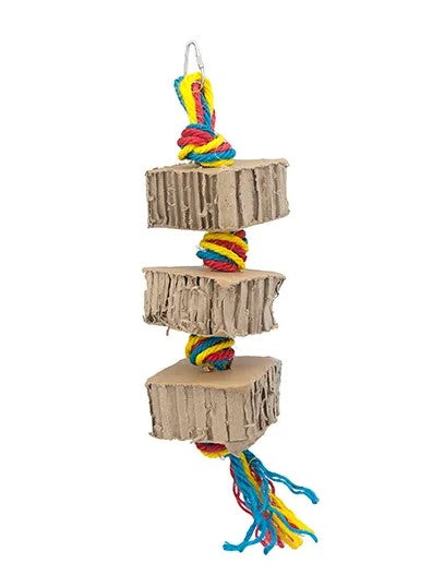 Bird Toy Destructive - Shredz Cardboard Tower X 3