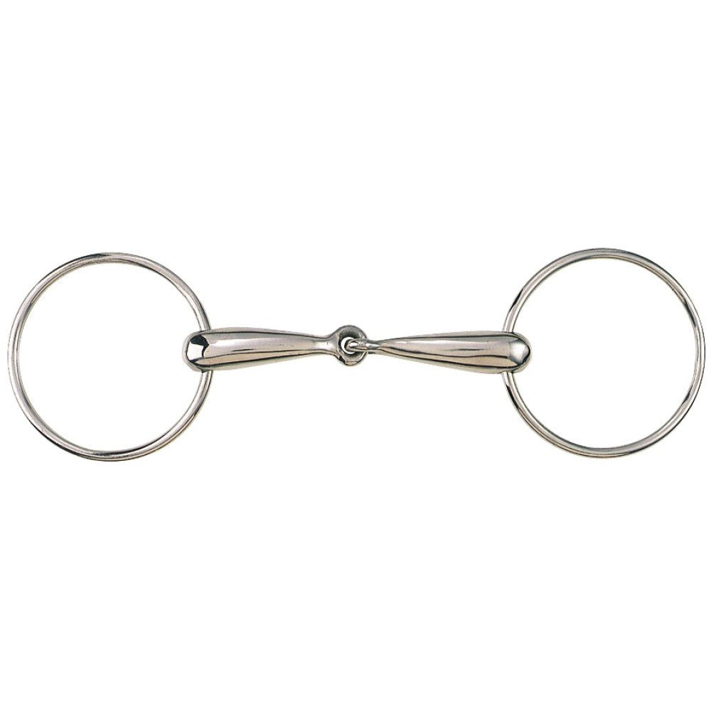 THICK HOLLOW LOOSE RING SNAFFLE - 90MM RINGS