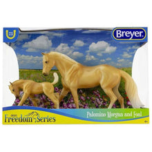 Load image into Gallery viewer, BREYER PALOMINO MORGAN AND FOAL
