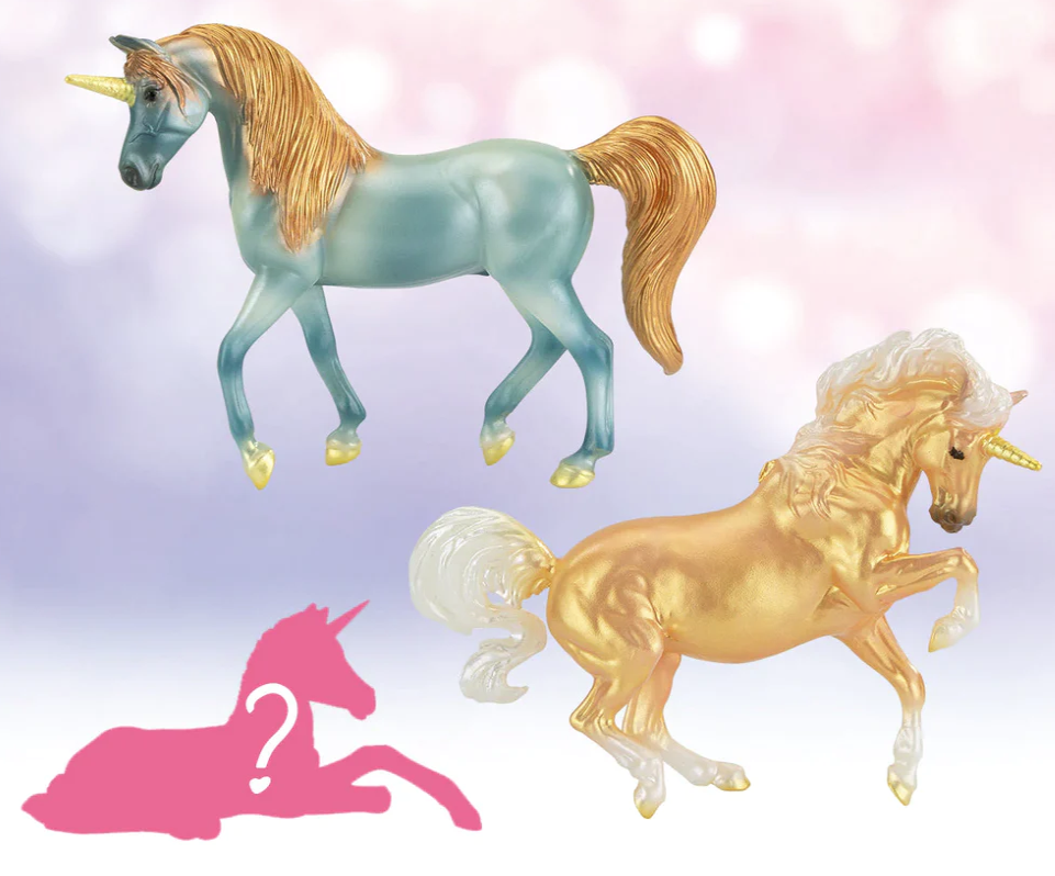 BREYER STABLEMATES UNICORN FOAL SURPRISE - CELESTIAL FAMILY