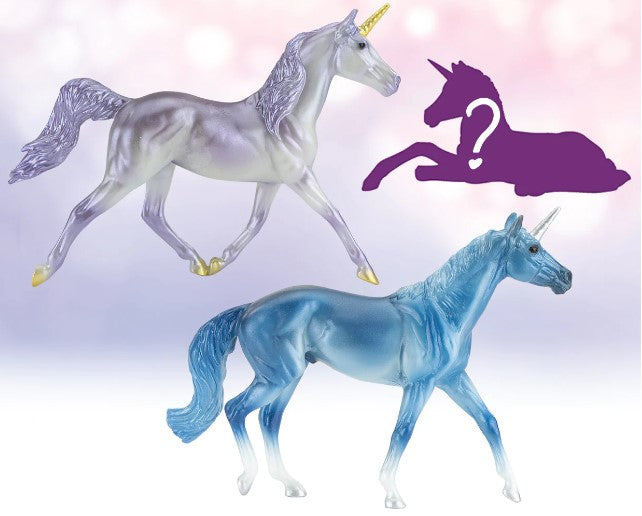 BREYER STABLEMATES UNICORN FOAL SURPRISE ENCHANTED FAMILY