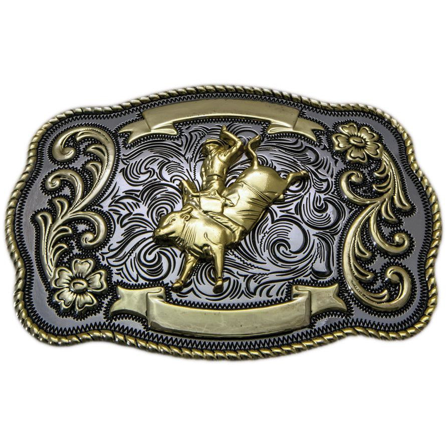 BULL RIDER BELT BUCKLE