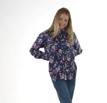 Load image into Gallery viewer, BULLRUSH POSIE NAVY SHIRT
