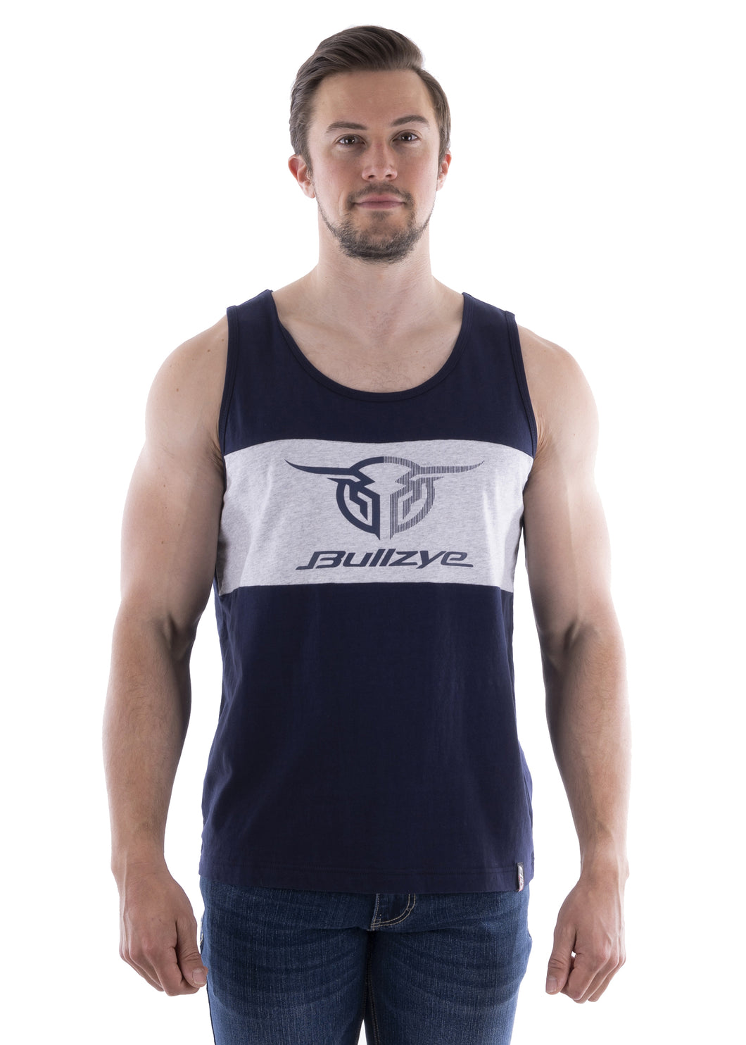 Bullzye Mens Splice Singlet