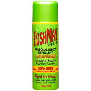 BUSHMAN PLUS AEROSOL - 20% DEET WITH SUNSCREEN