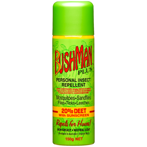 BUSHMAN PLUS AEROSOL - 20% DEET WITH SUNSCREEN