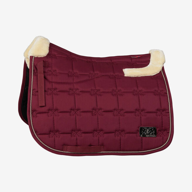 B VERTIGO ALASKA DRESSAGE SADDLEPAD WITH FUR
