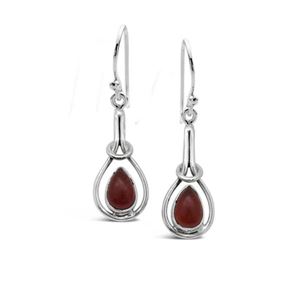 S & S CARNELIAN EARRINGS
